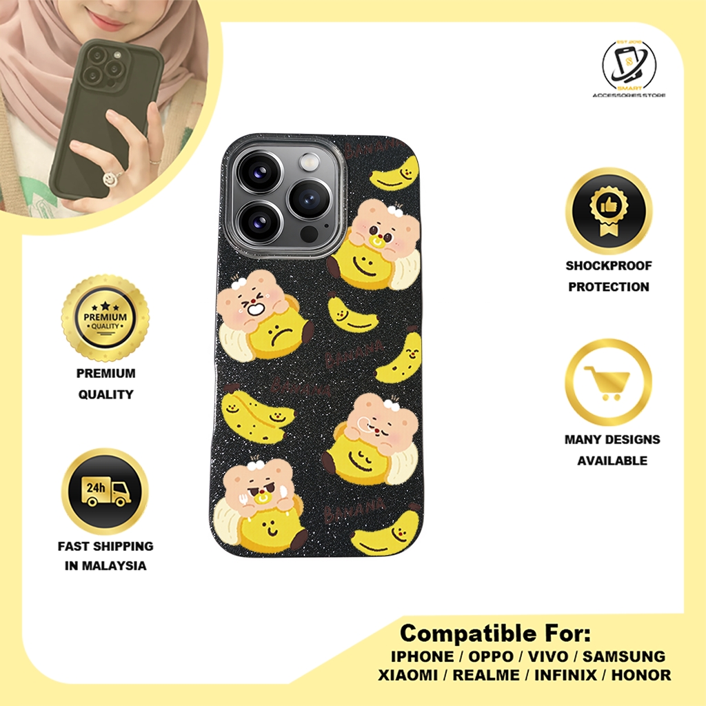 BLING CASE PHONE FOR IPHONE - DESIGN BANANA A