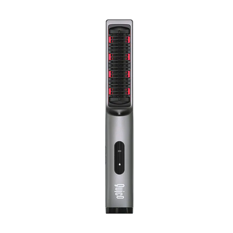 [香港行貨丨一年保養] QUICO Q-Travel 遠紅外線負離子無線造型梳 Q-Travel FIR Ionic Cordless Styling Brush HC309-GRY