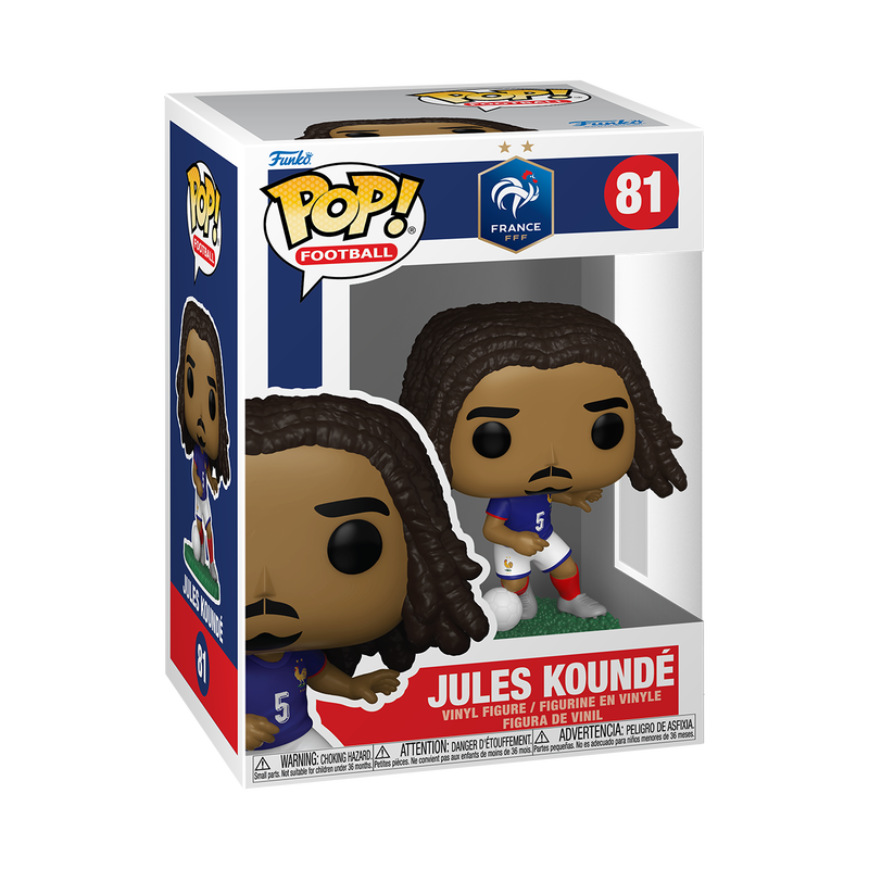 📦訂購 美國代購 Funko POP! Jules Koundé (Dribbling) Figure 法國足球隊 模型