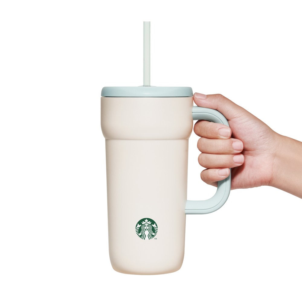 《日本 🇯🇵 STARBUCKS Brighten Up Your Days 系列》不鏽鋼保溫杯(附飲管) 591ml