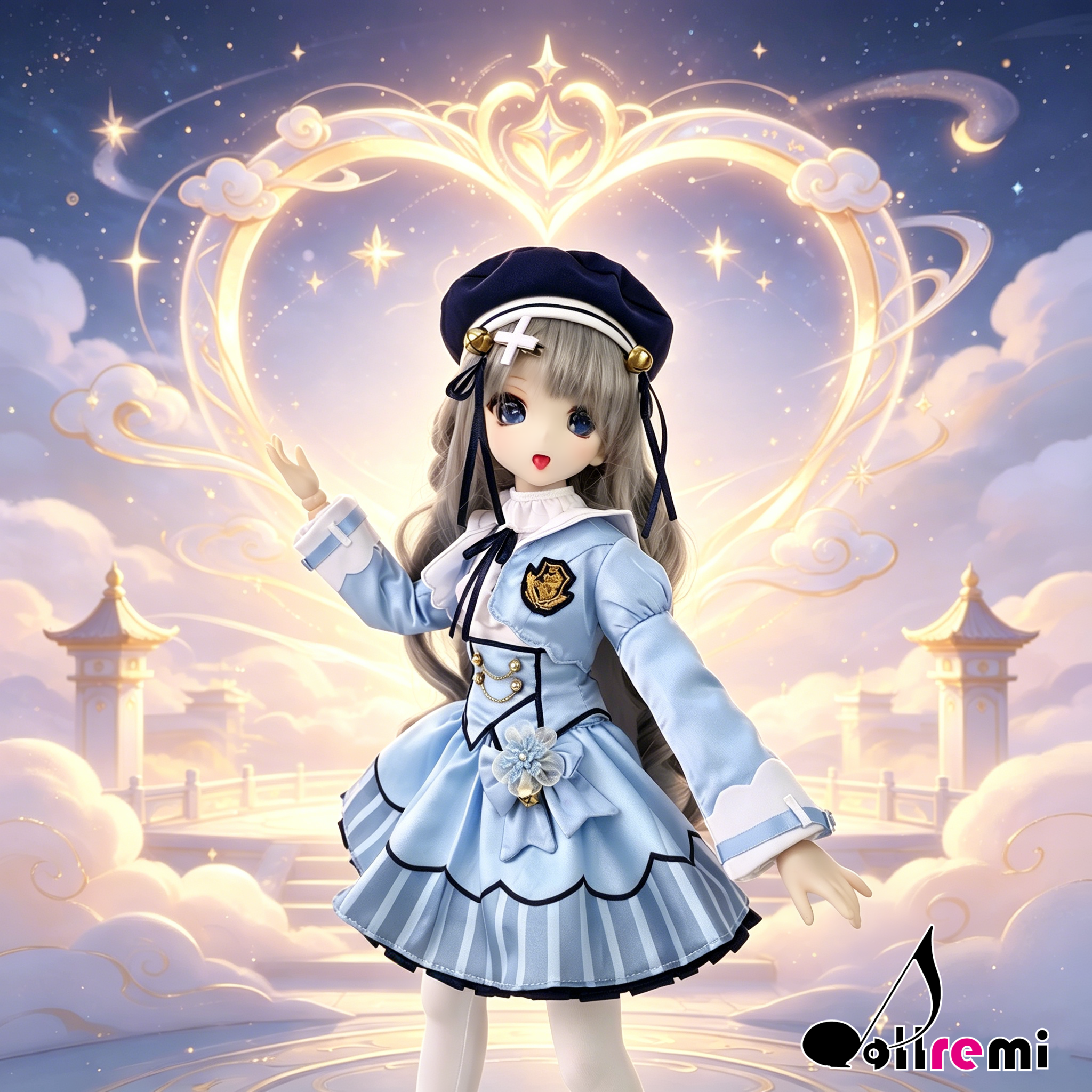 【dollremi】(DD0929) COS 彩虹社 Team ahamo YouTuber 天宮心 Amamiya Kokoro