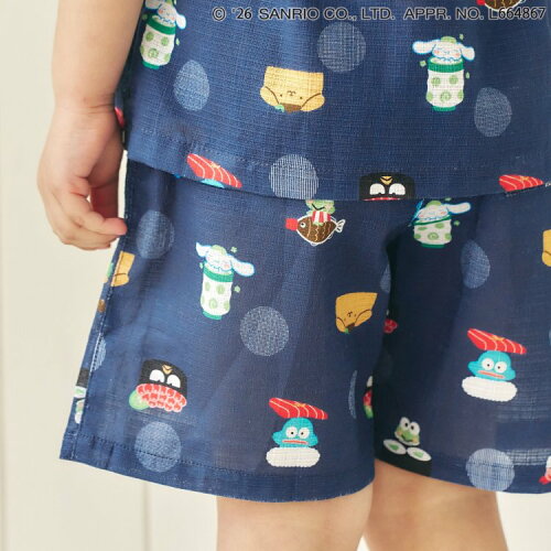 🆕【⭐訂購⭐】 🇯🇵日本直送 🌀 #SanrioCharacters 可愛壽司造型🍣 甚平套裝 🌀[ELDA-0082][260509]