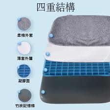 MedS Support凝膠竹炭棉坐墊