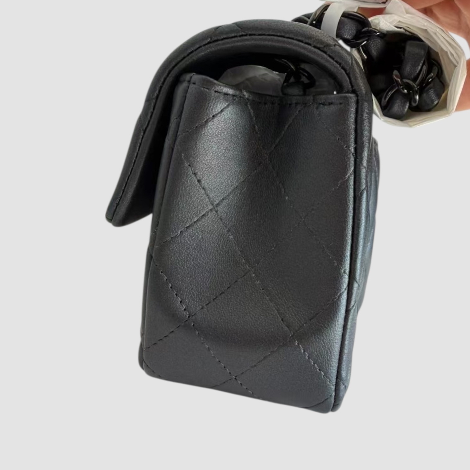 Chanel Lambskin 20cm So Black