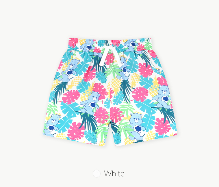 ☀️預訂 韓國直送☀️🇰🇷正版Care Bears沖浪暴躁小熊印花短袖上下套裝