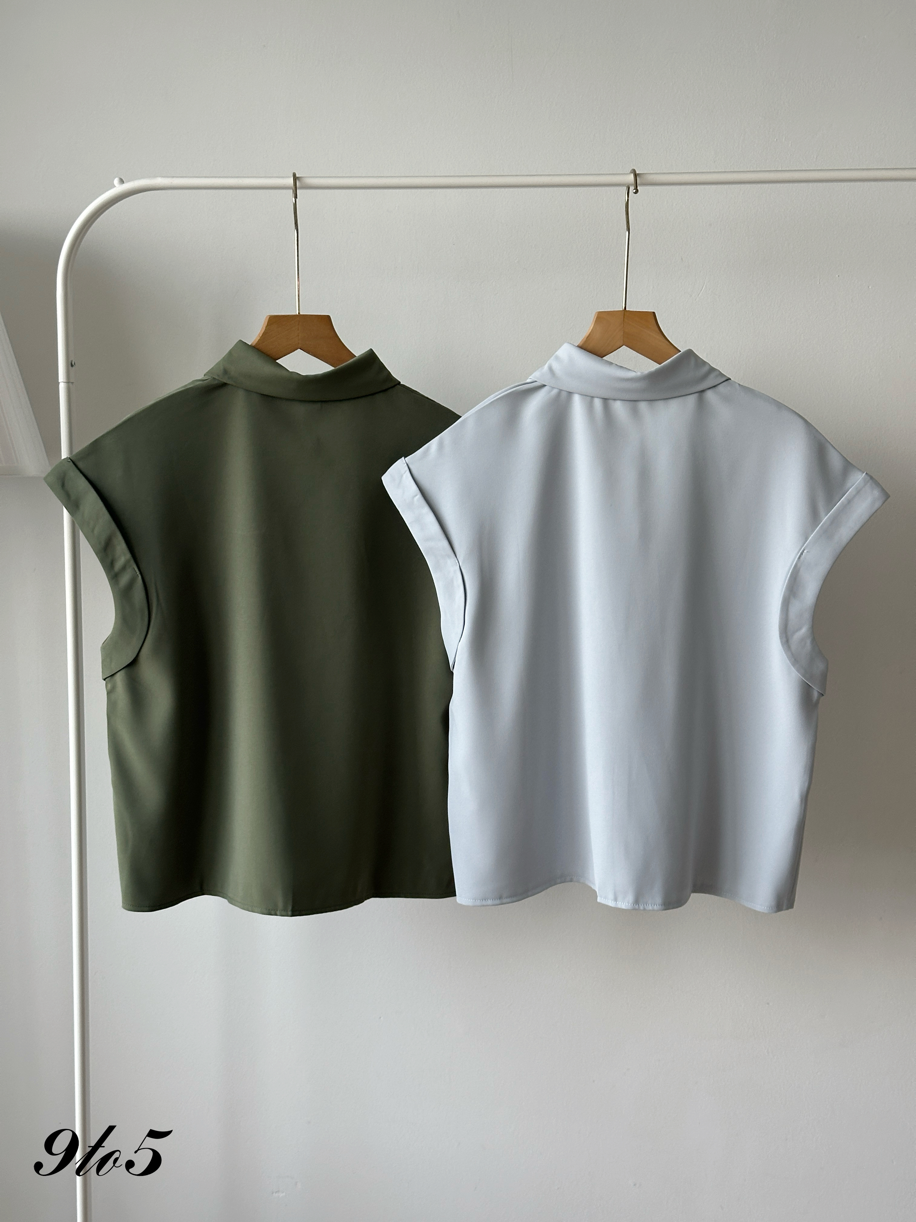 T4396 Cape Sleeve Shirt - 5 Colors 