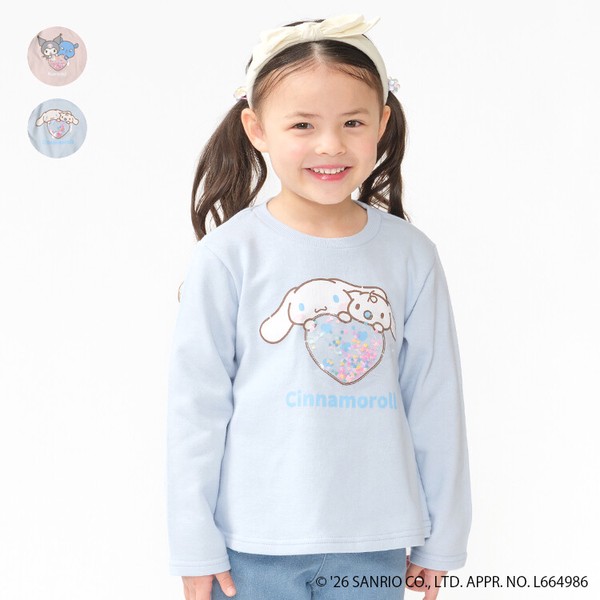 🆕【⭐訂購⭐】🇯🇵日本直送 #Sanrio 立體剪裁 心形閃片 抓絨衛衣［2款選］🌀 [ELAA-0280][260216]