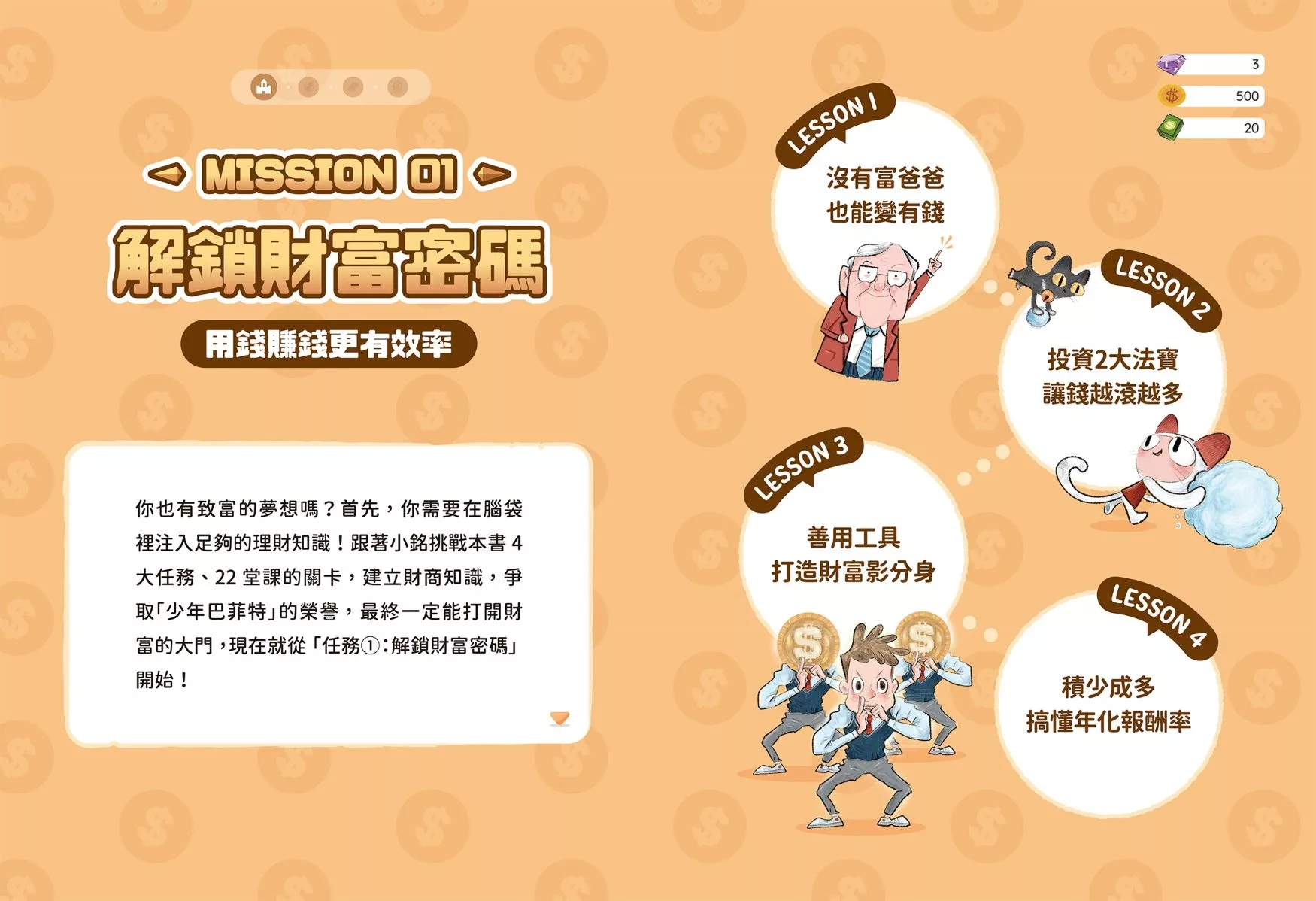 *特價6折到6月15* 金蔚 陳重銘親子財商啟蒙系列一套4本