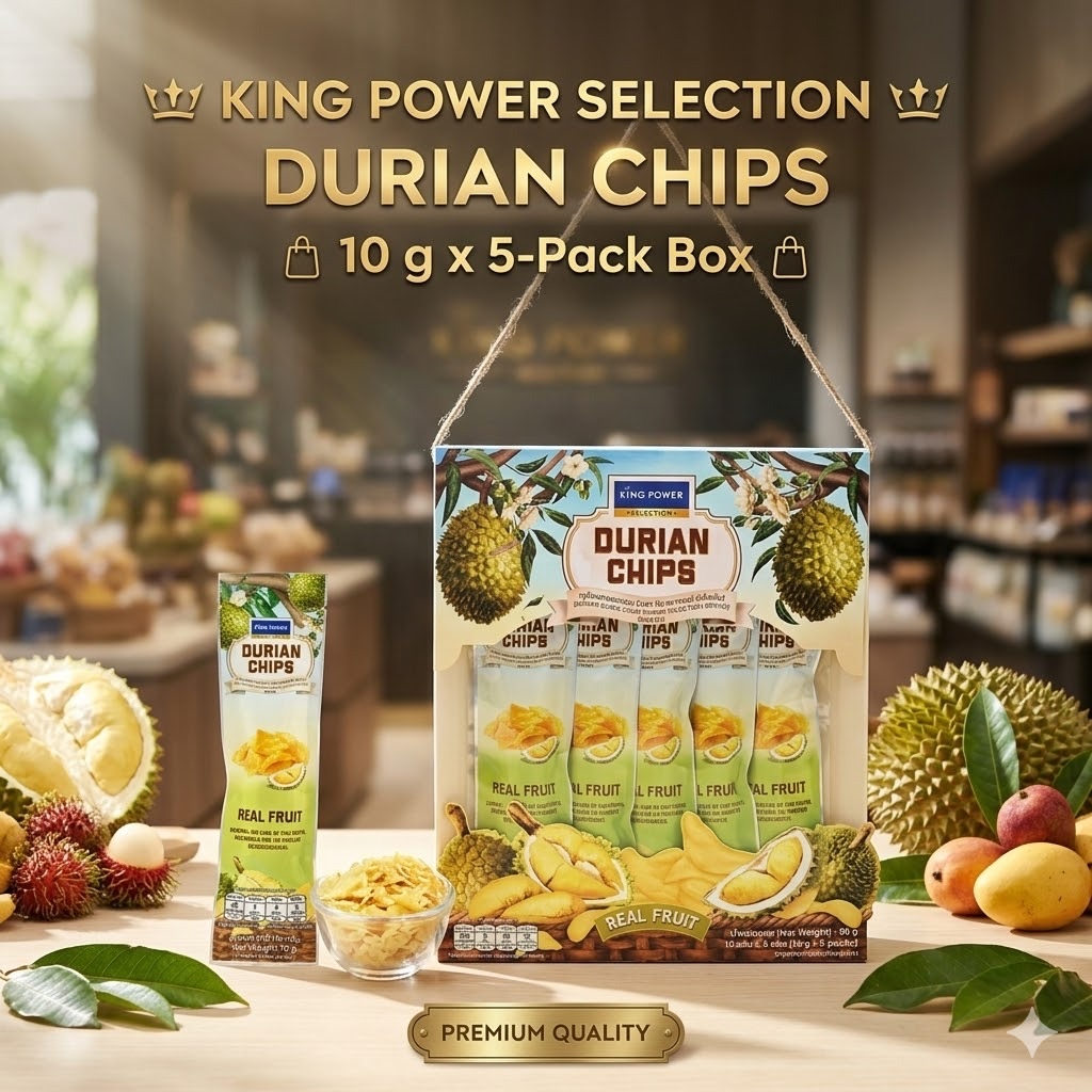 泰國🇹🇭直送@限時預購🔛KP榴槤脆片(5小包)