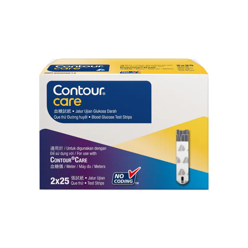 Contour Care 血糖試紙 (2x25片裝)