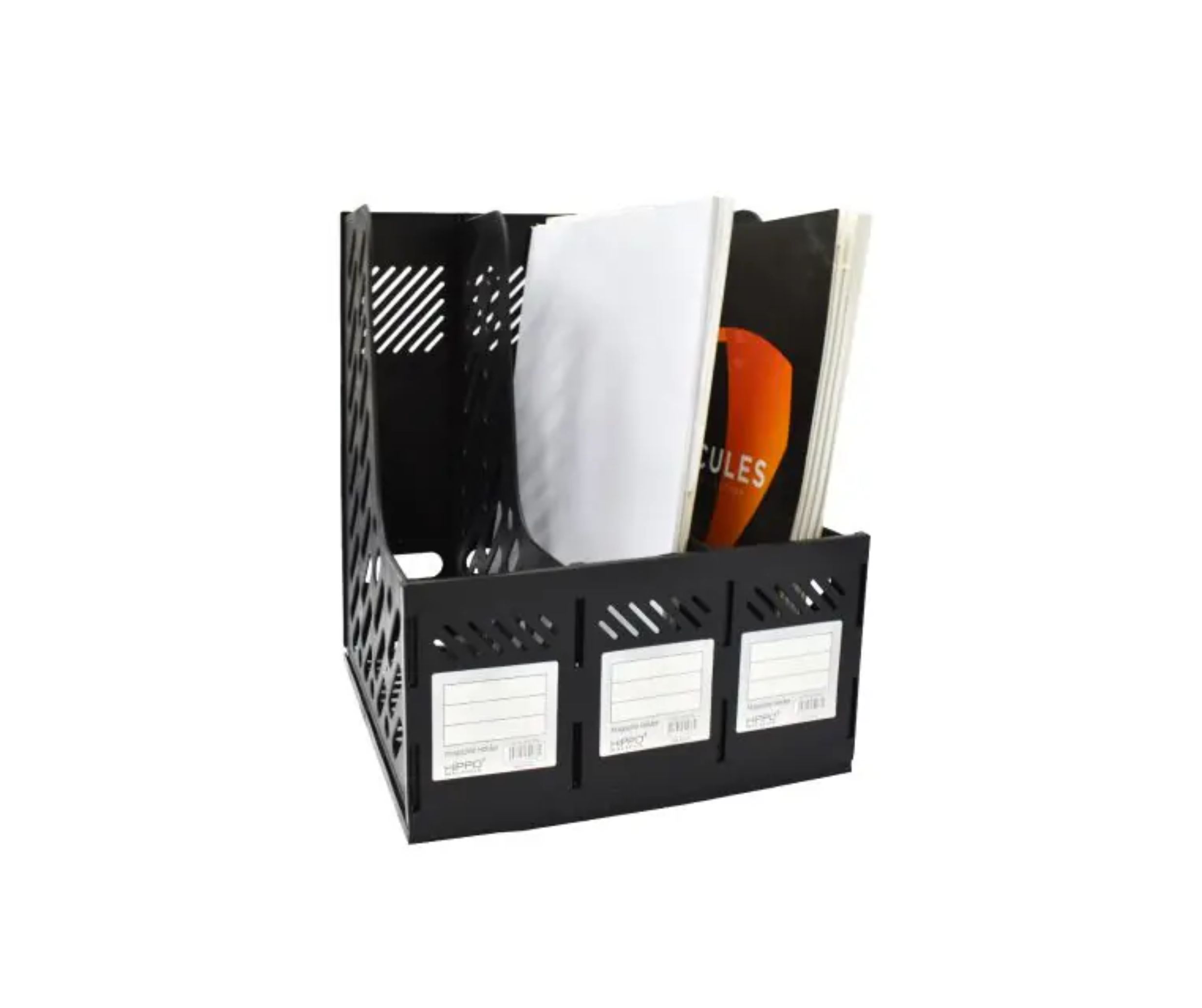 Magazine Box PVC/Kotak Majalah PVC/File Filing/(A618/3 Tier)