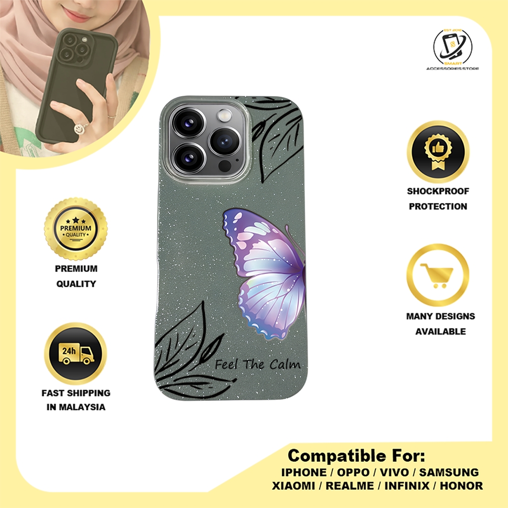 BLING CASE PHONE FOR IPHONE - DESIGN BUTTERFLY H