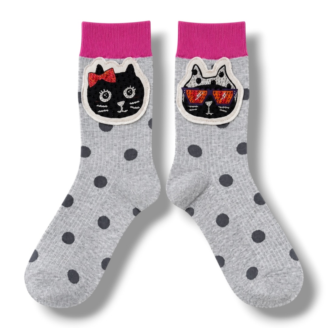 (Pre Order) Skye x Pebbly Polka Dots Socks