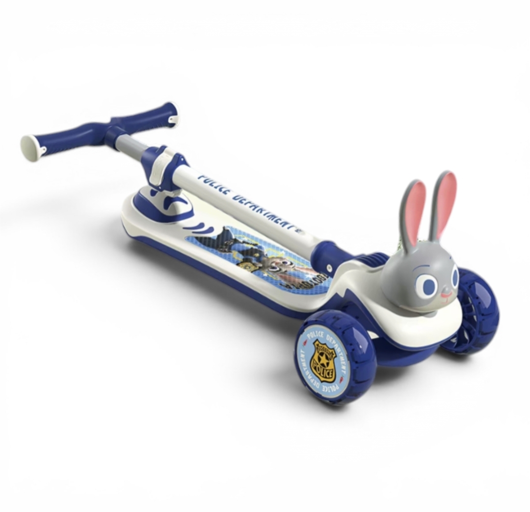 Disney Zootopia Judy 2 in 1 兒童滑板車｜可坐可滑 可摺疊 Scooter 香港現貨
