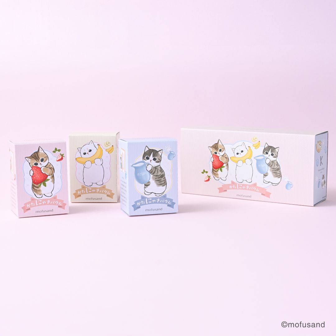 金澤萬久mofusandかたにゃきバウム３個セット年輪蛋糕 3個 - 01260347