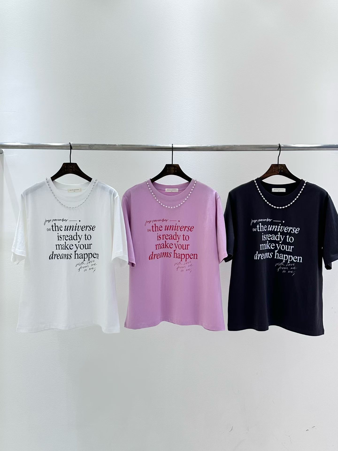 英文字Tee(頸鏈可拆)