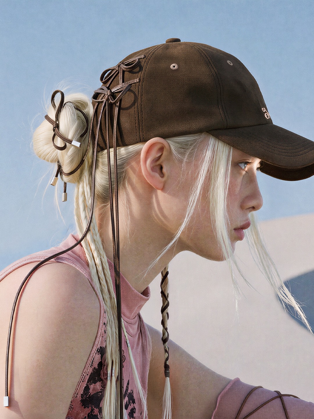 Suede Quad Ribbon Knot Cap (2026 Ver.)｜온고 ONGO old things never die【預購】