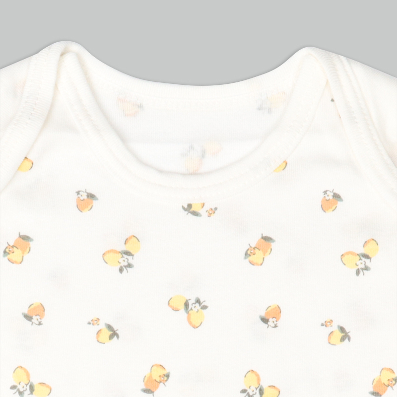 🇯🇵預訂 日本直送🇯🇵檸檬印花純棉短袖包屁衣兩件套