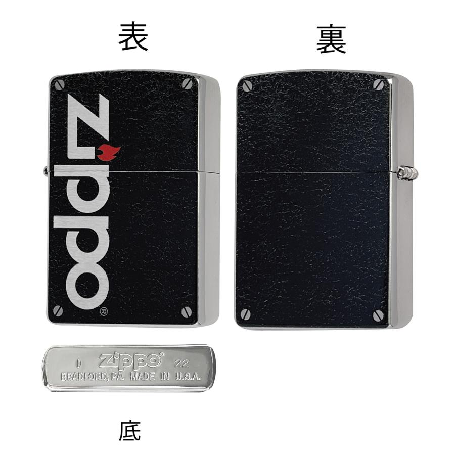 美國製造 | Zippo指定經銷商 Zippo ZA-3-276 / ZBT-3-276 雙面大標誌打火機 – 黑啞光超大 Zippo 徽章(極簡雙面版) Dual-Side Big Logo Lighter – Black Matte