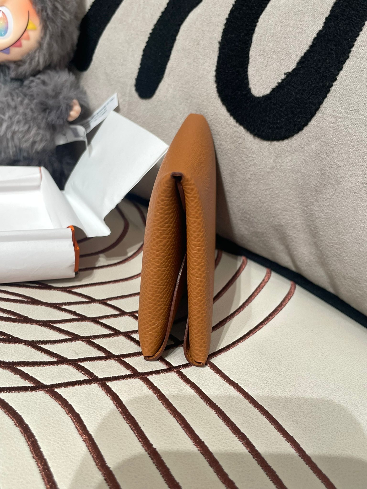 全新Hermes Calvi Duo Compact card holder Gold ,STAMP W, 100%Authentic ,100%new全新貨品✅收據✅box 