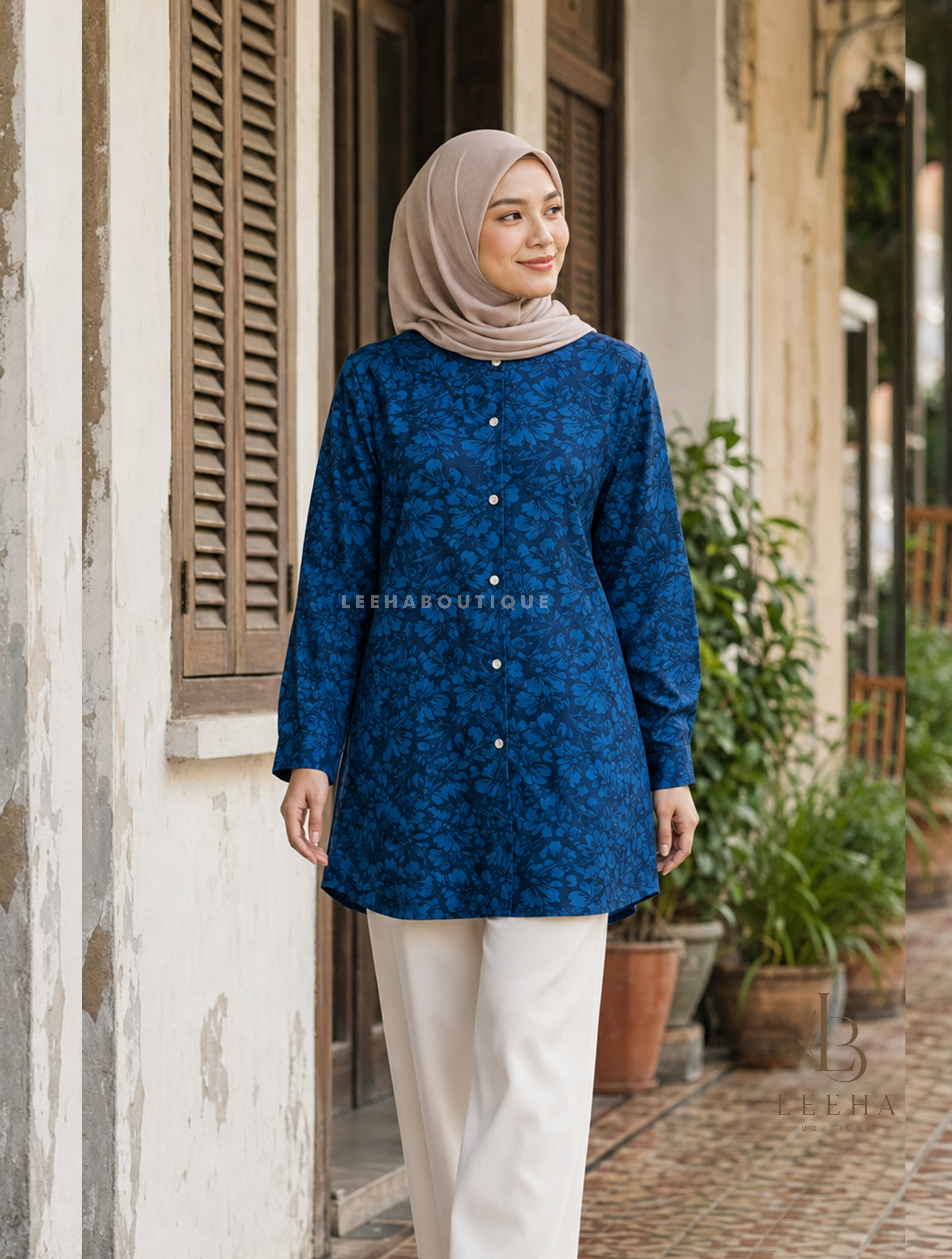 LAURA BLOUSE SATIN