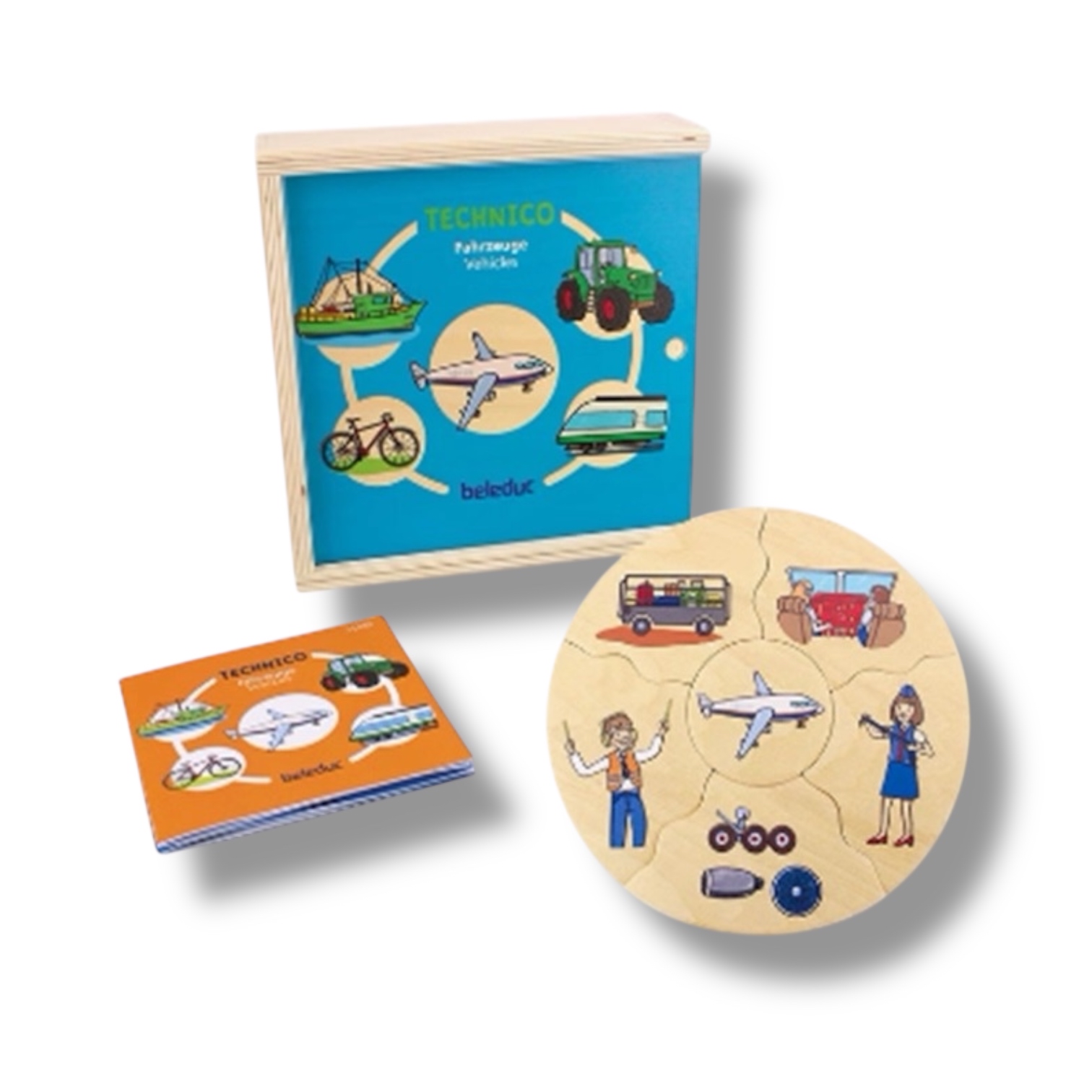 (F0633) Beledue趣味配對板（情緒/五官/職業/交通工具）