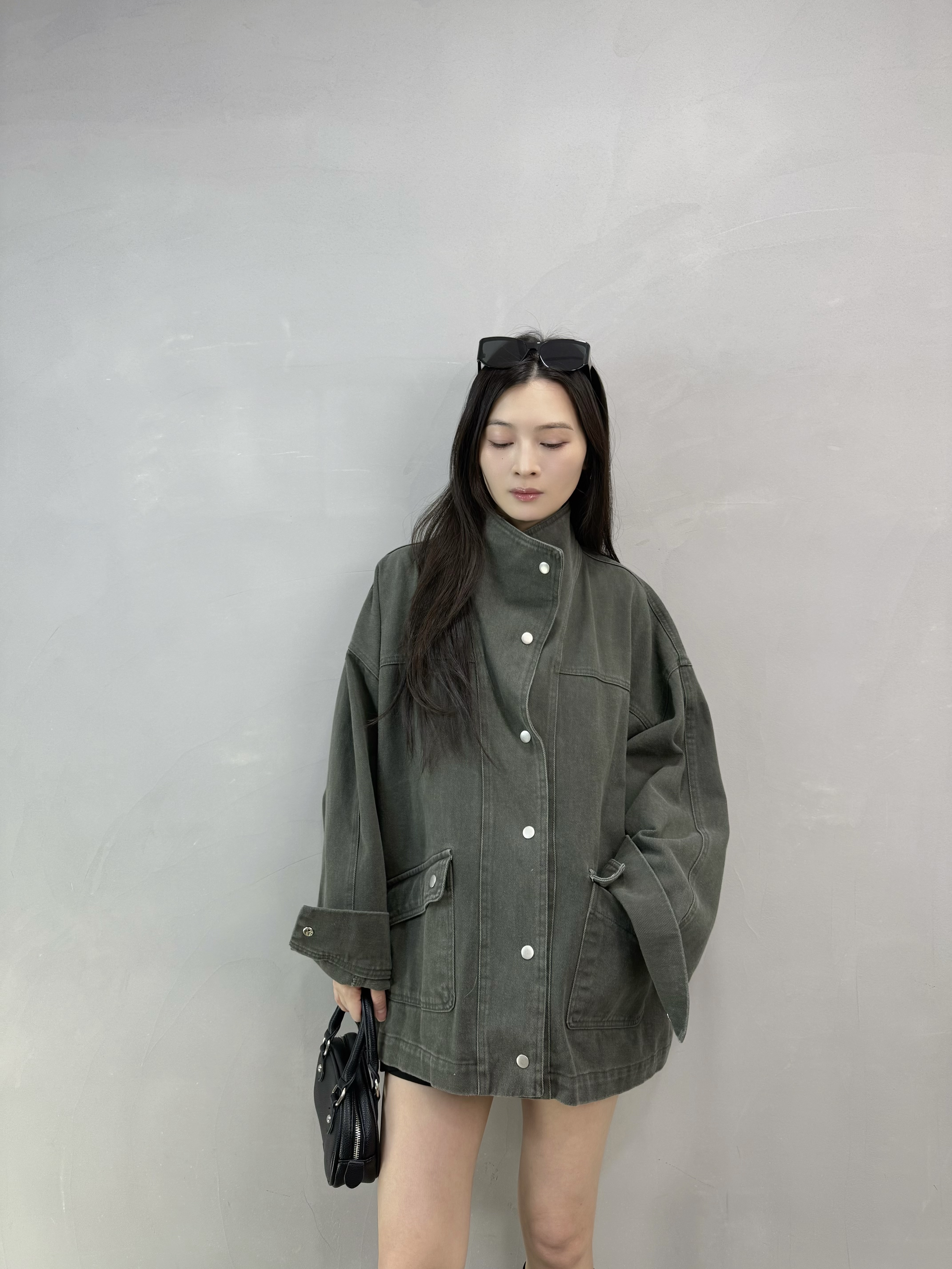 H17 企領牛仔軍褸