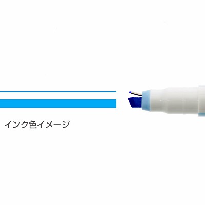 雙頭兩用螢光筆藍藍 (S4539591)