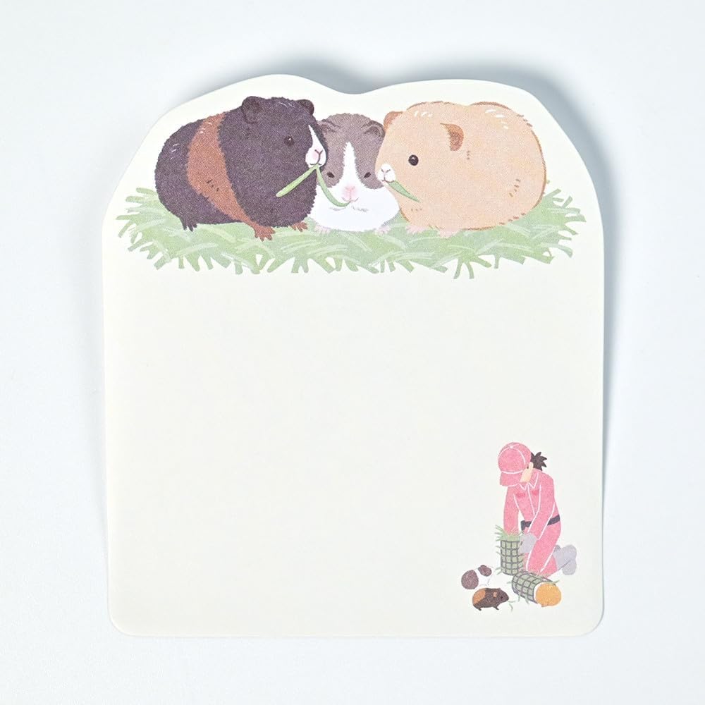 現貨｜ZOOm in Animals 天竺鼠 日本製 便利貼 Sticky Notes (5422213)