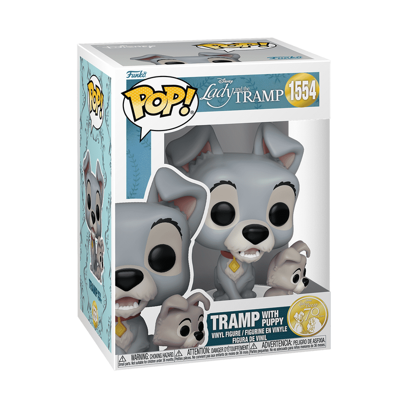 📦訂購 美國代購 Funko POP! Disney Tramp with Puppy Figure 小姐與流氓 模型