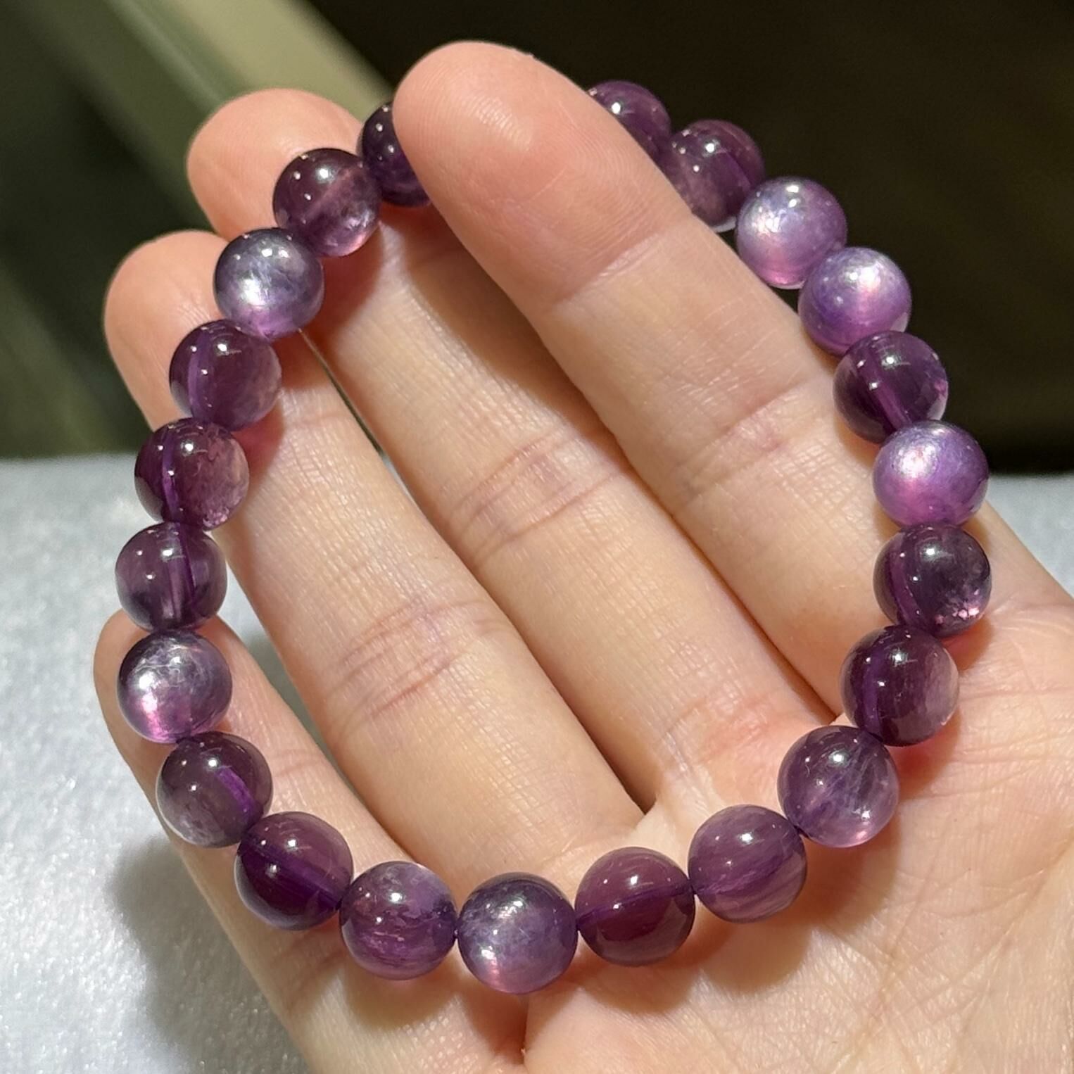 紫鋰雲母手串 8 mm +/-