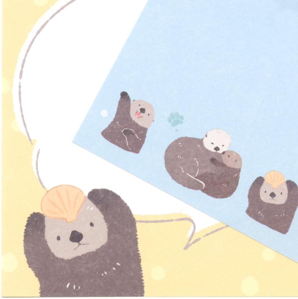 現貨｜ZOOm in Animals 海獺 日本製 便條紙 Memo Notepad (5424416)