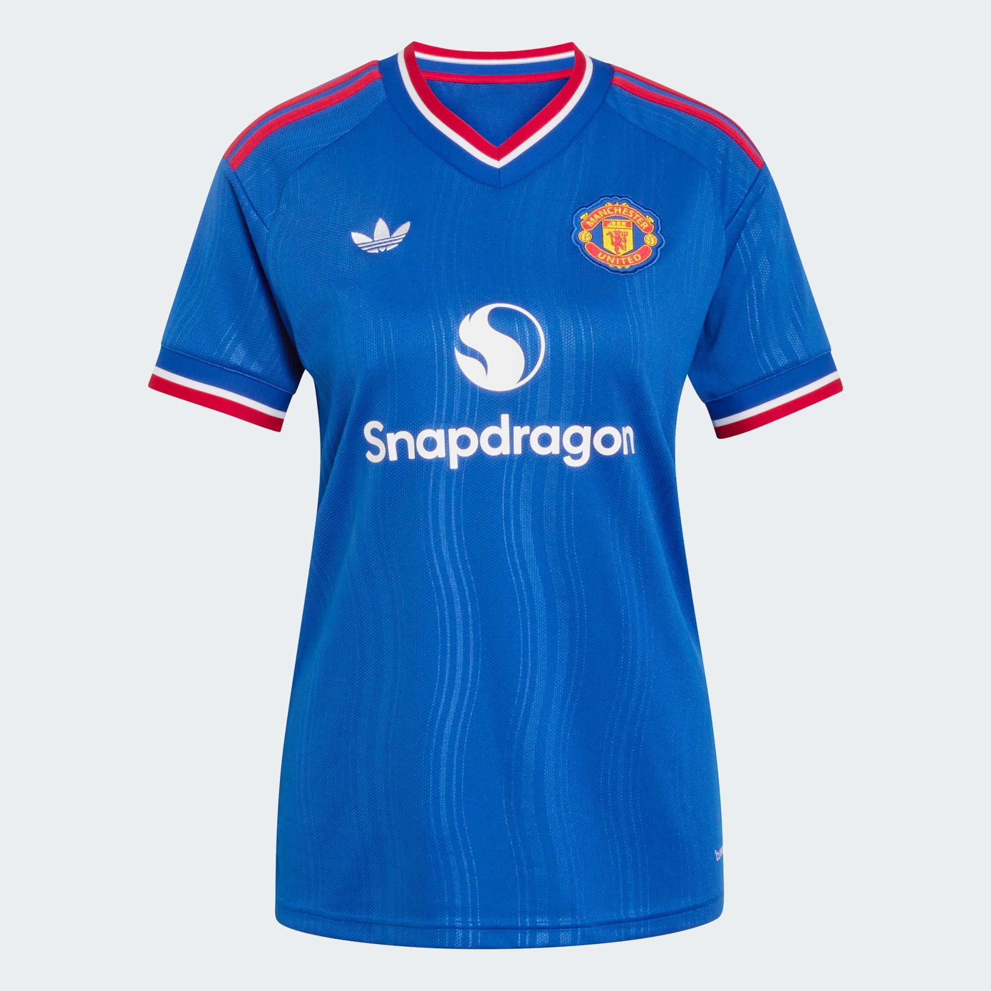 💙重溫經典藍魔傳奇 Adidas Manchester United 曼聯 2026-27 女裝短版作客球迷版球衣 (可加印字章) KC4813