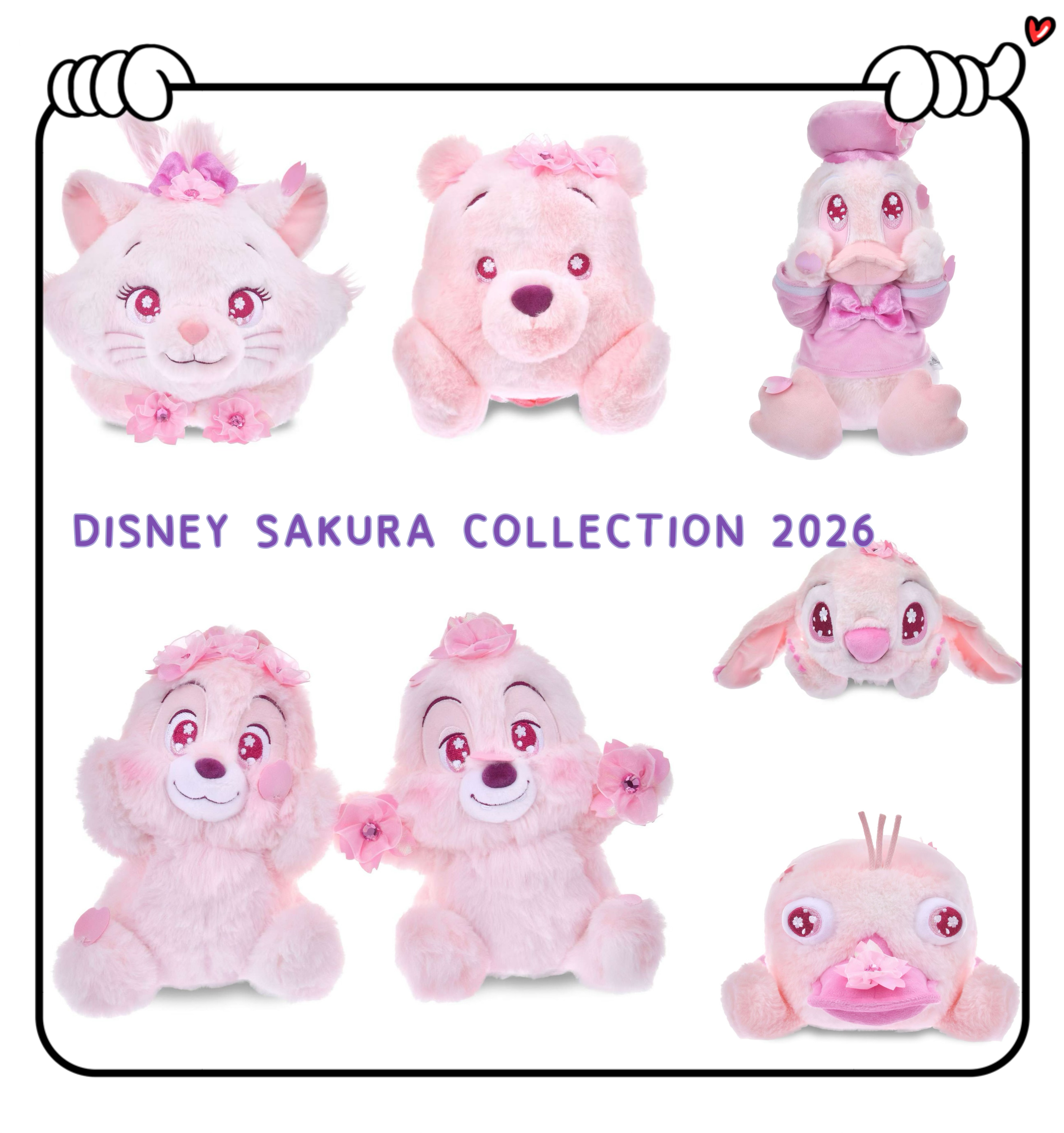 ✈️日本直送🇯🇵預購🛍️日本迪士尼 DISNEY SAKURA COLLECTION 2026系列 櫻花公仔