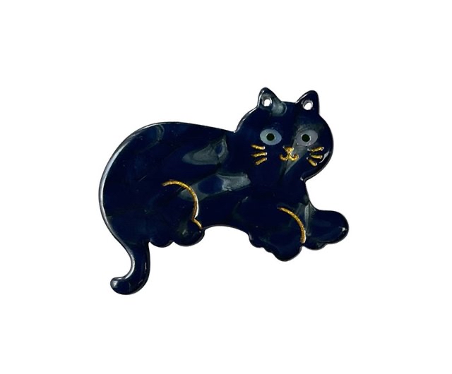 黑貓 髮夾 鴨嘴夾 