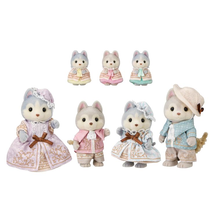 森林家族哈士奇公仔