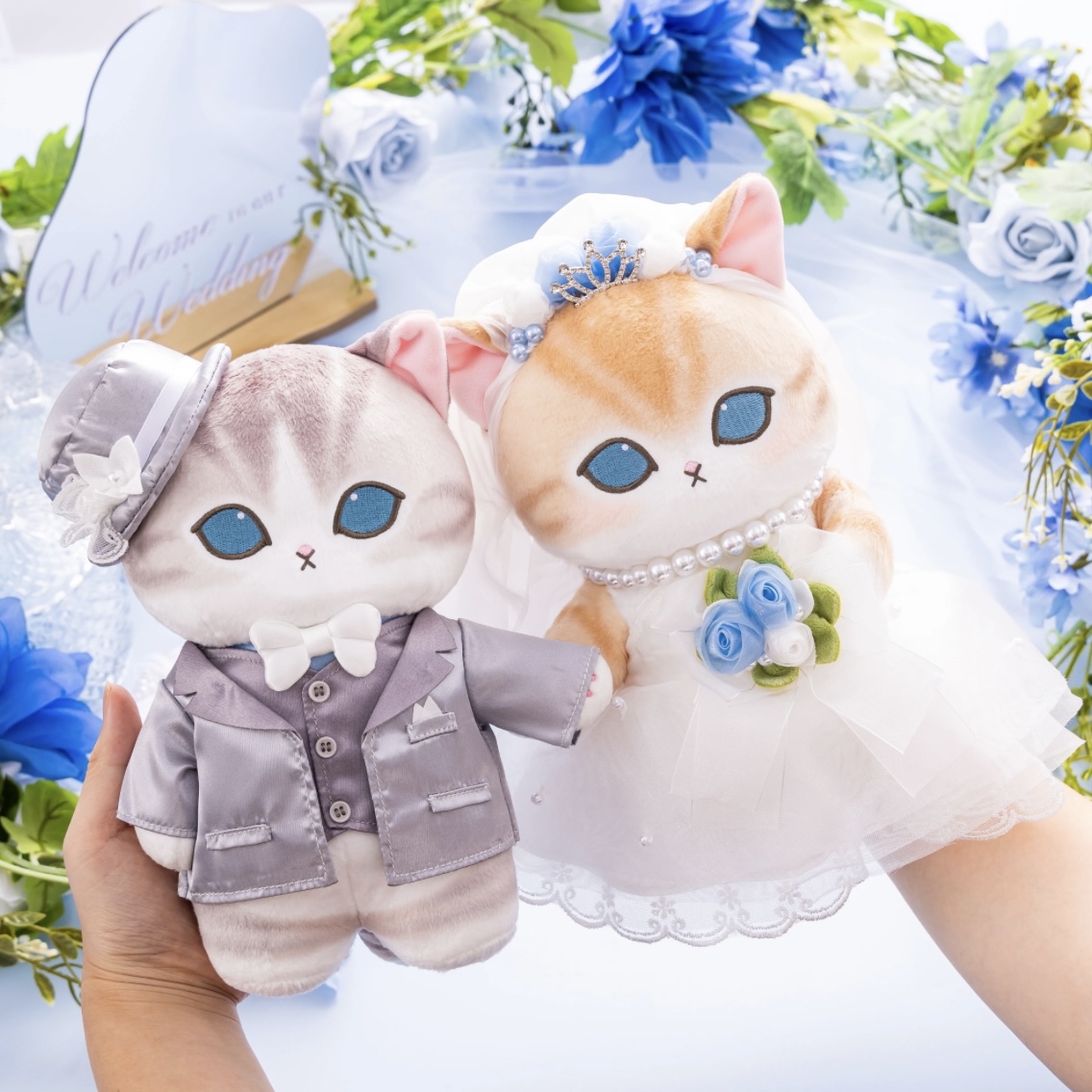 Mofusand 鯊魚貓 結婚公仔｜預訂