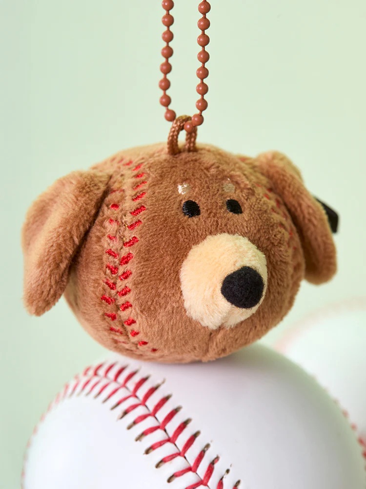 📦訂購 韓國代購 Line Friends JOGUMAN WOODY BASEBALL PLUSH KEYRING 棒球公仔鎖匙扣