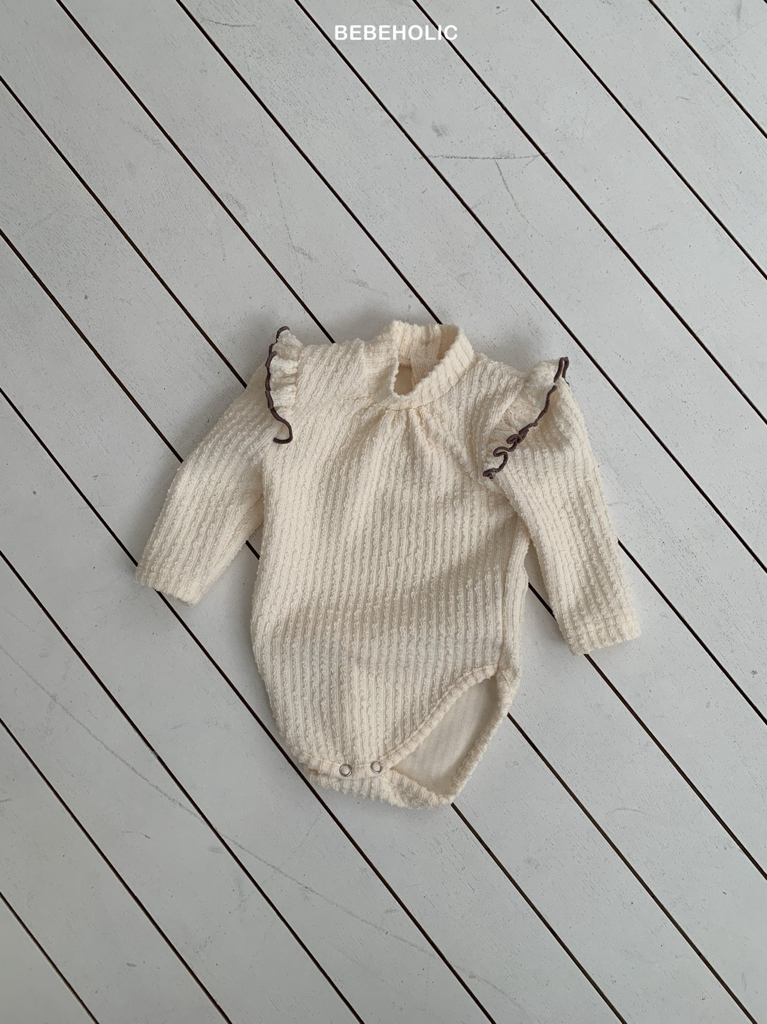 🌸預訂 韓國直送🌸🇰🇷BEBEHOLIC兩色花邊袖長袖包屁衣