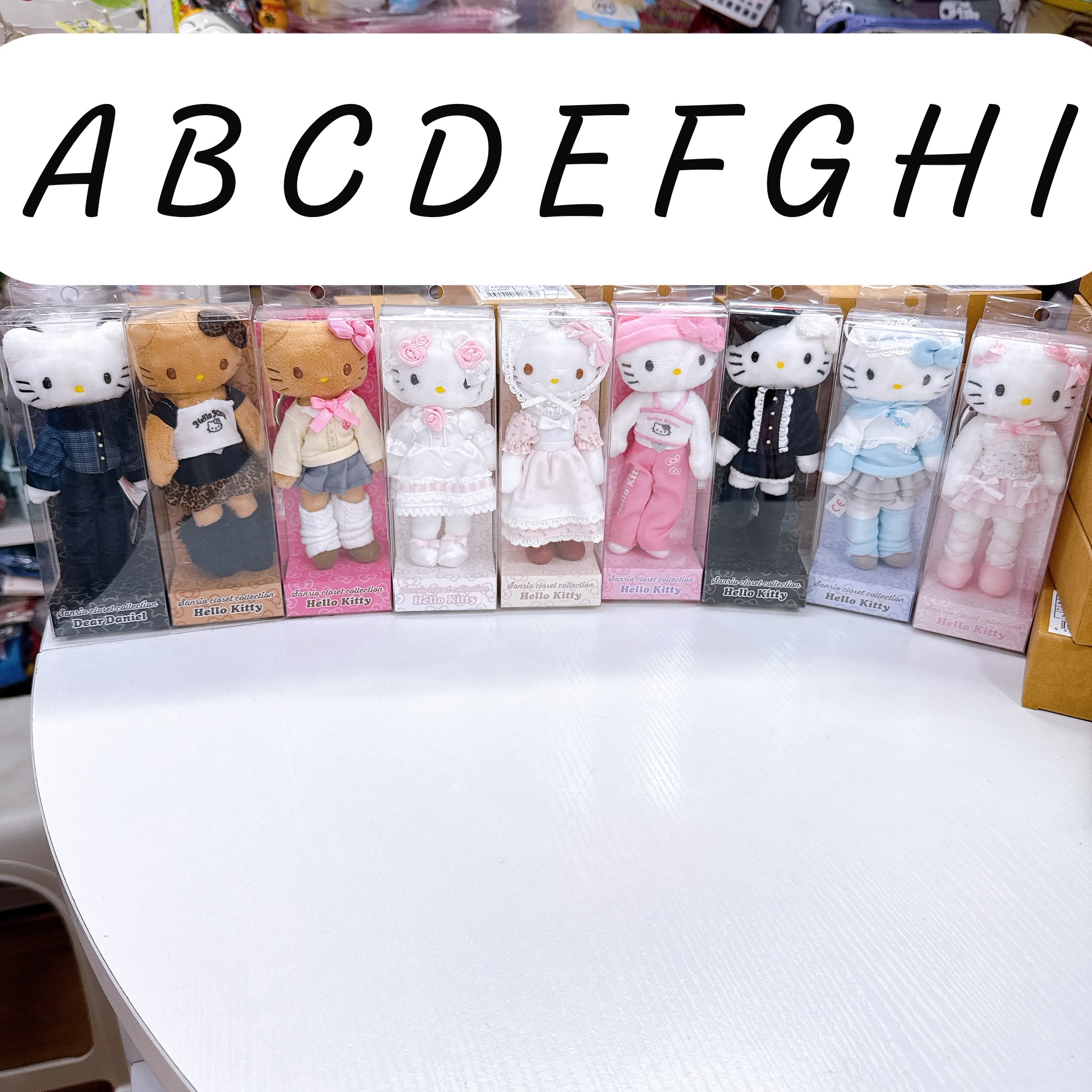 日本直送Hello Kitty長腿系列公仔掛飾