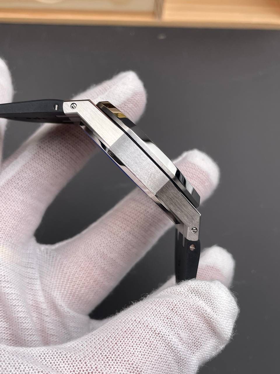 🚀爱彼 皇家橡树15500 黑胶带款/41mm/4302机💯