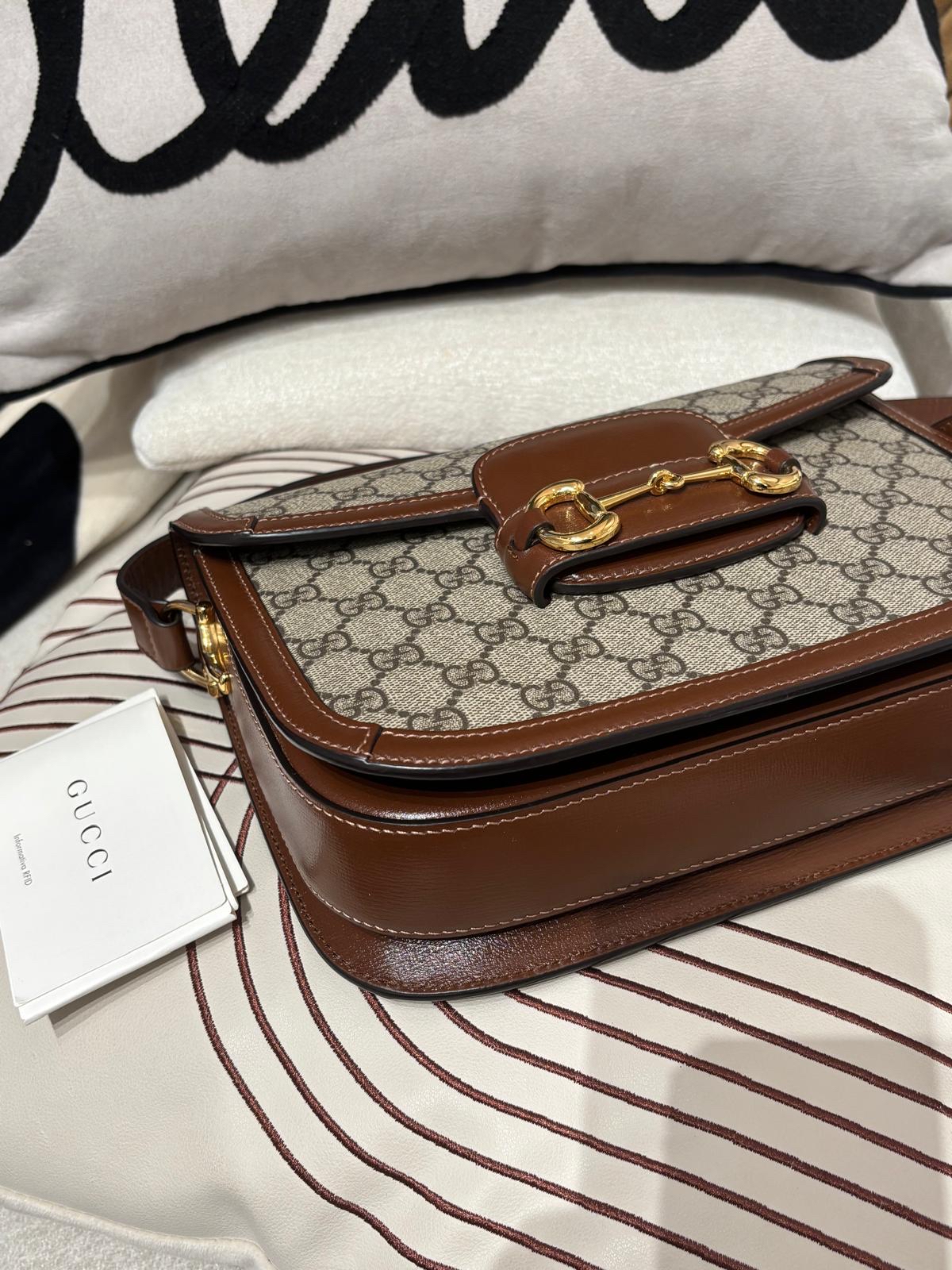 Gucci 1955 horsebit bag classic 100%Authentic,99%new  ✅booklet ✅Dust bag