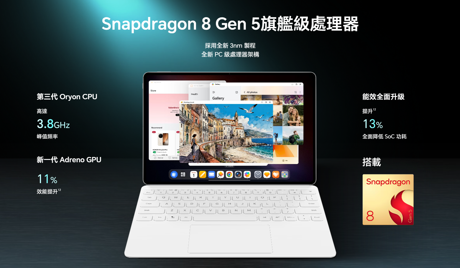 Honor MagicPad 4 | 榮耀 MagicPad 4 | 平板電腦 | 16+512Gb | 12.3" | OLED | 165Hz | 10,100mAh