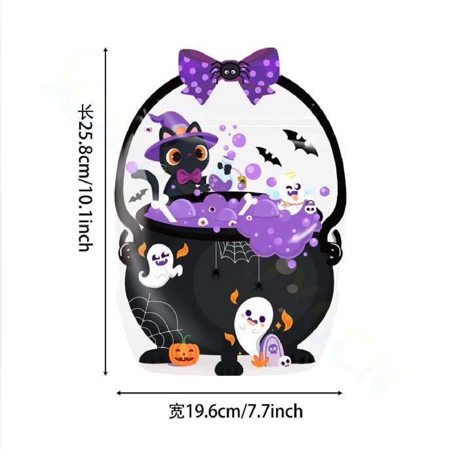萬聖節拉鏈手提密封袋 [5個裝] Halloween Packing Bag [5pcs/Pack]