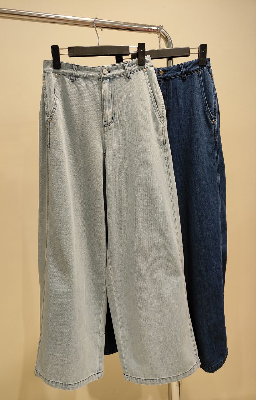 牛仔宽脚裤 1611