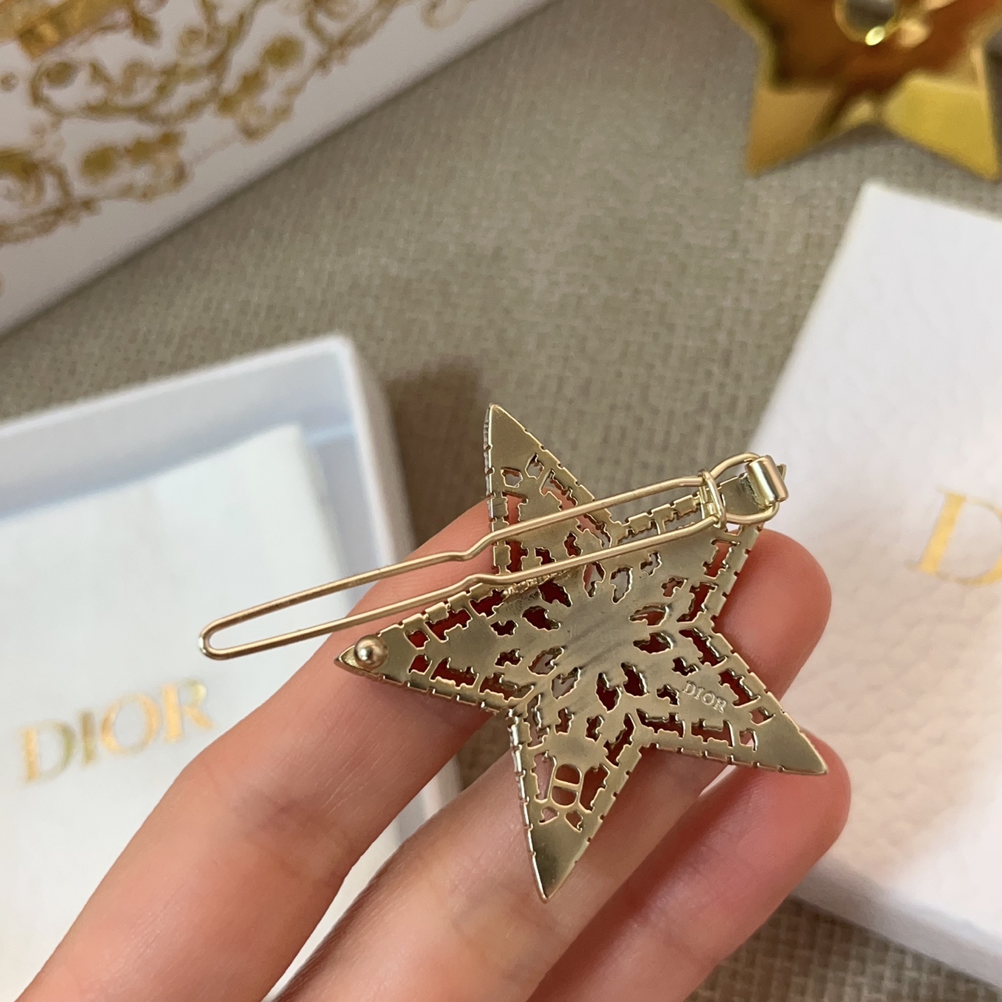 【原單】DIOR Nuit Étoilée 髮夾 連禮盒