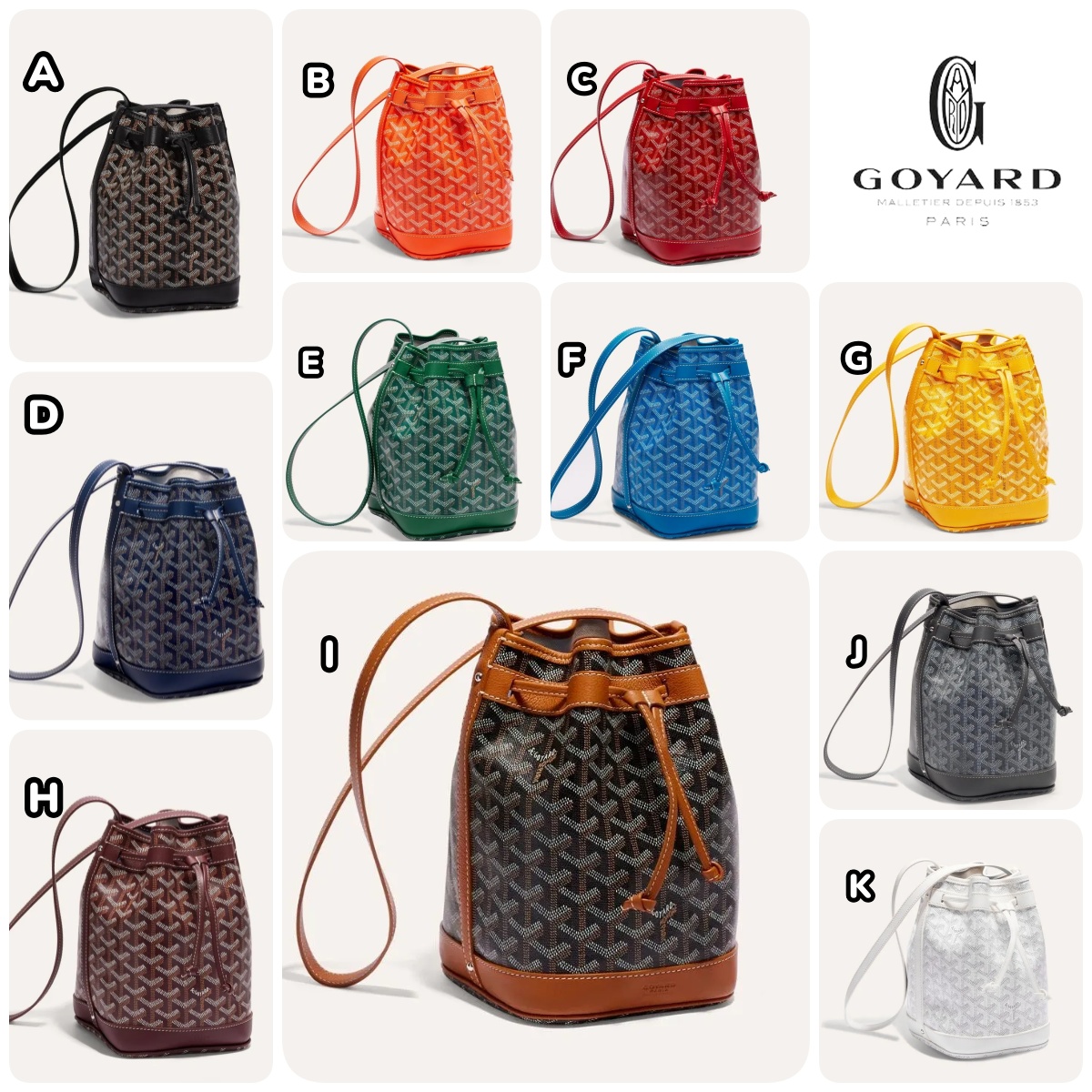 GOYARD Petit Flot Bucket Bag PM