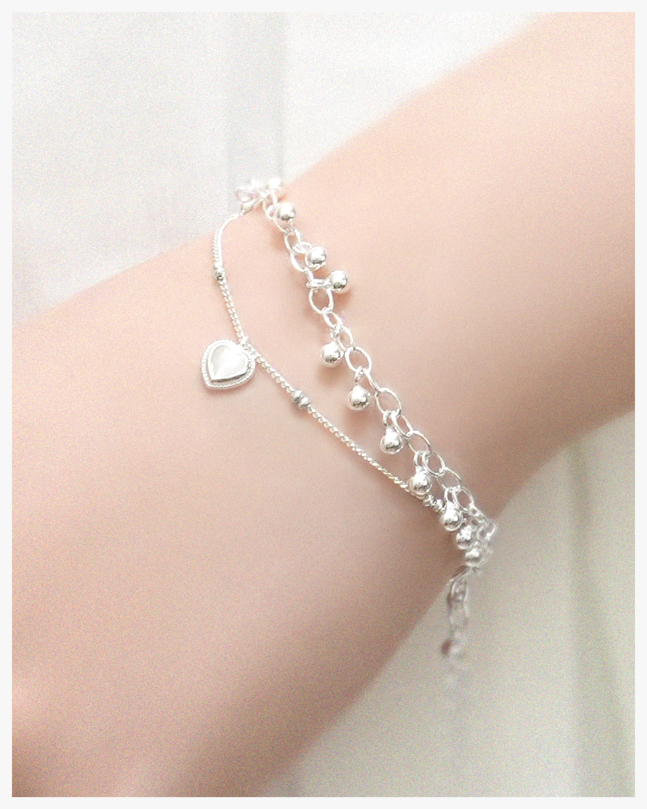 Dewdrop Heart Cat’s Eye Bracelet