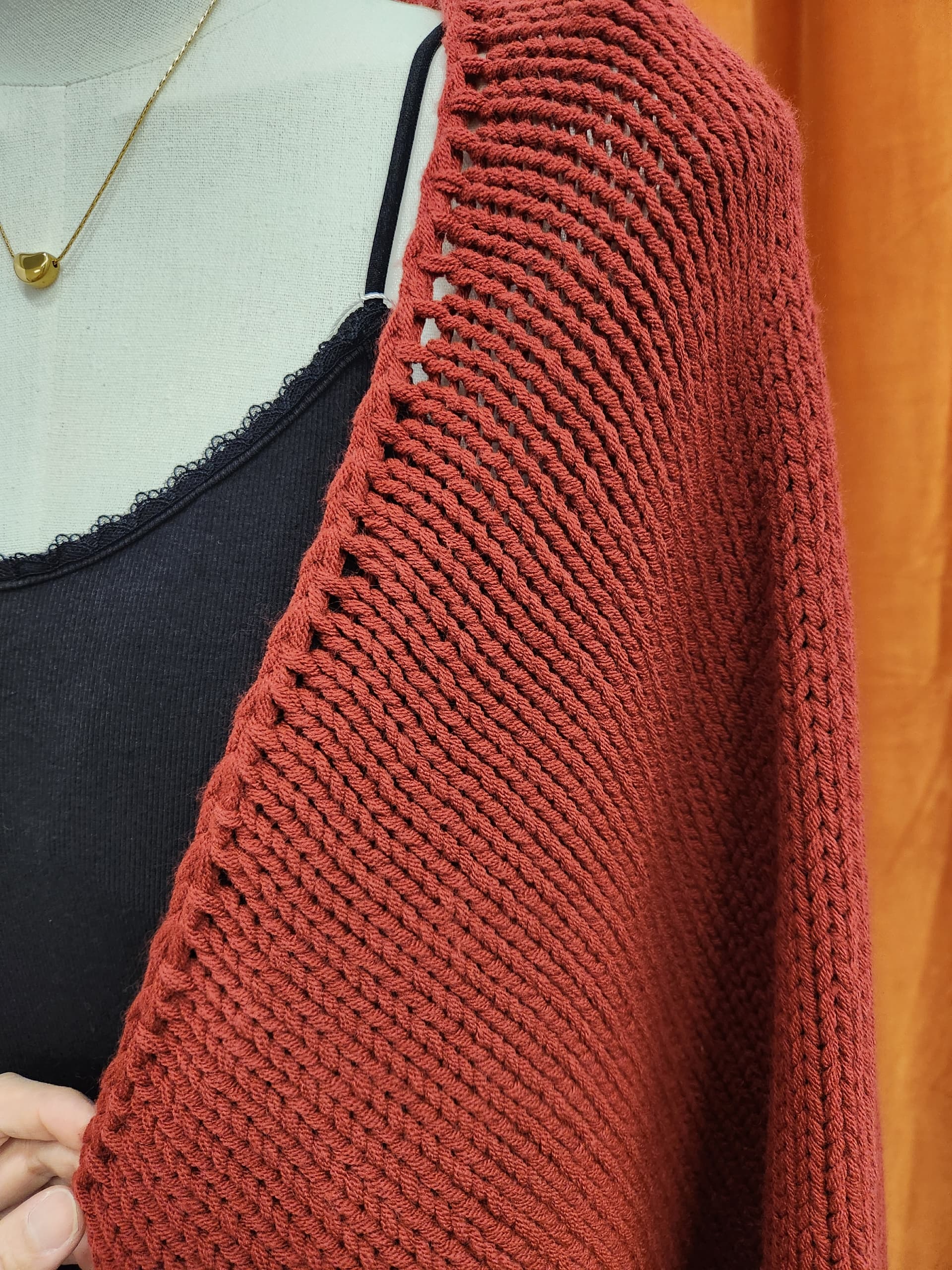 针织宽松外套 Knitted Cardigan