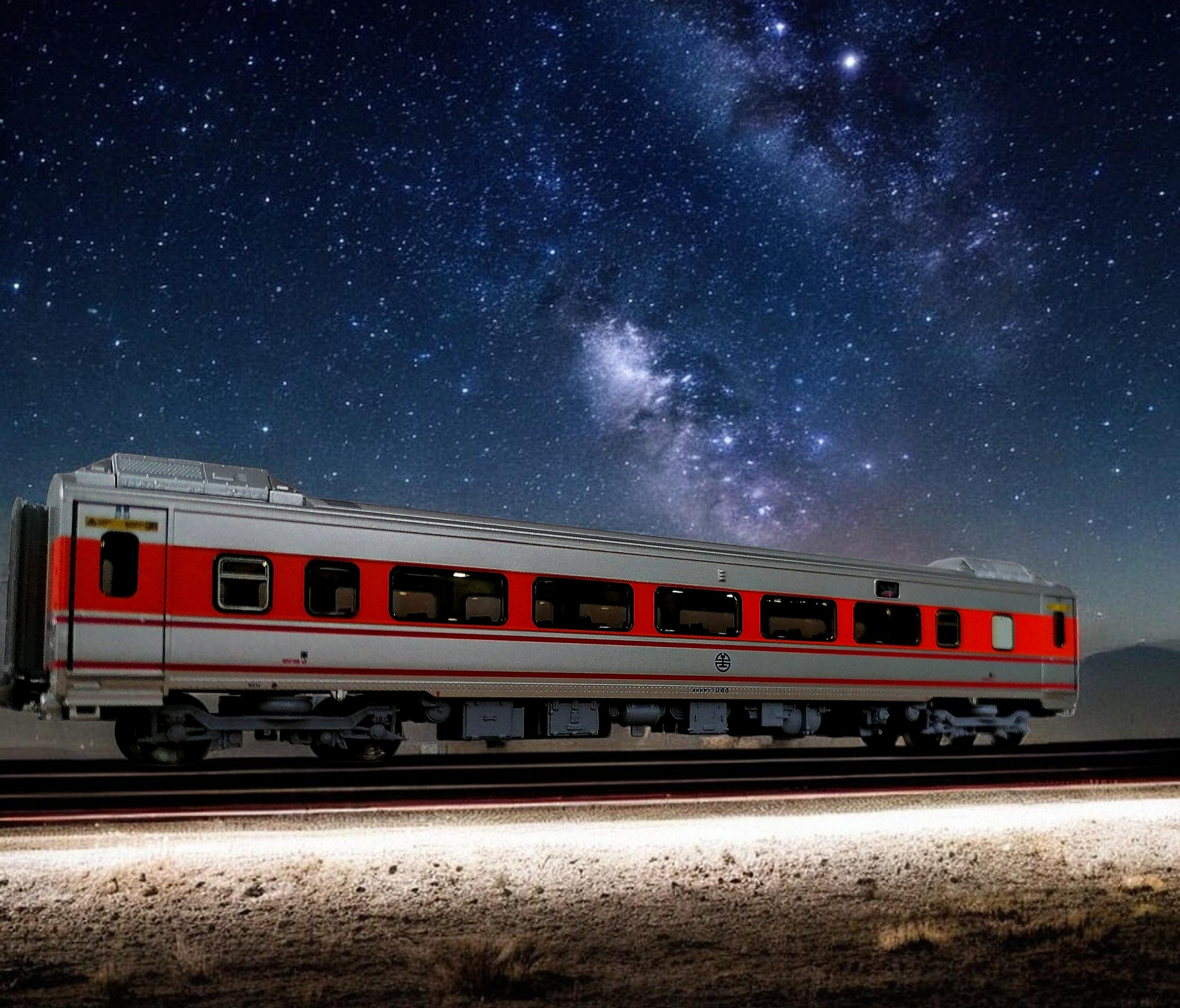 台鉄PP自強號列車 聲鐵雙車頭加四節車廂 N規